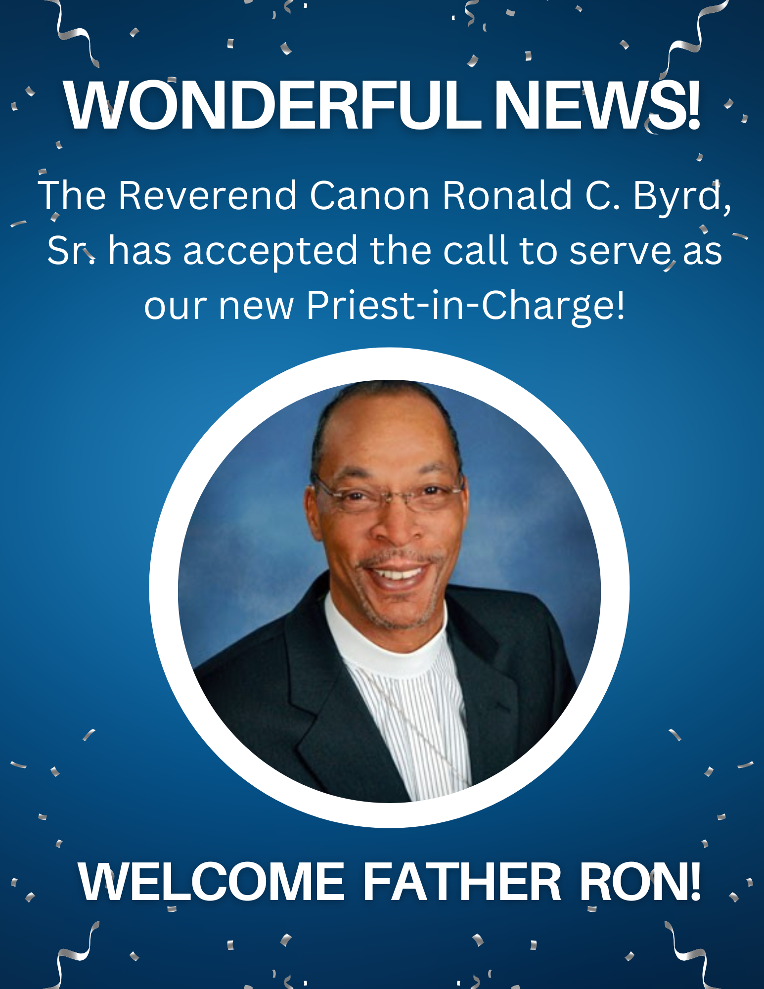 Welcome Fr. Ron